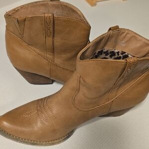 Very Volatile Brown Ankle Booties